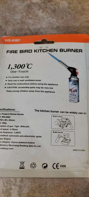 Sealed Firebird 1300C Kitchen Burner