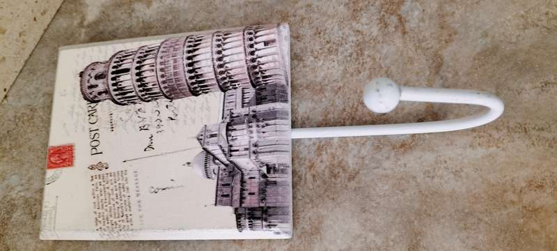 Beautiful Vintage Look Towel Hanger with Hook