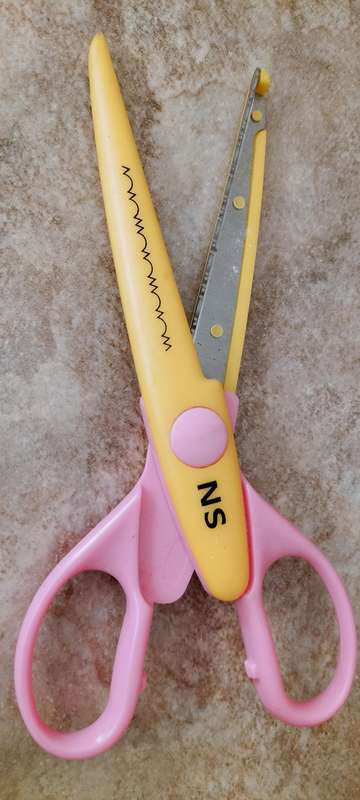 Safety Pattern Paper Scissors