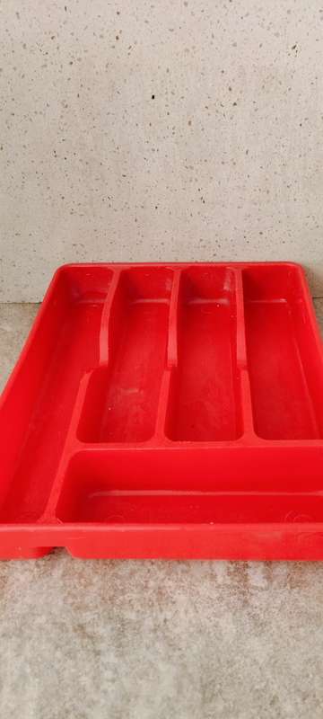 Sturdy 5 Compartment Drawer Cutlery Holder
