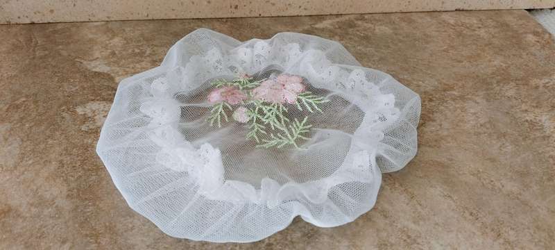 Quality Well Made Netting with Embroidery for Milk/etc Jugs