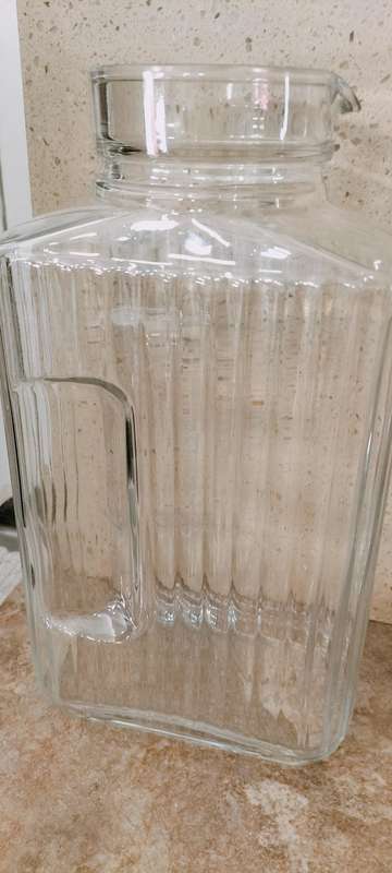 Magnificent Rare Collectible Glass Water Bottles Including a rare Large one. (Set2)
