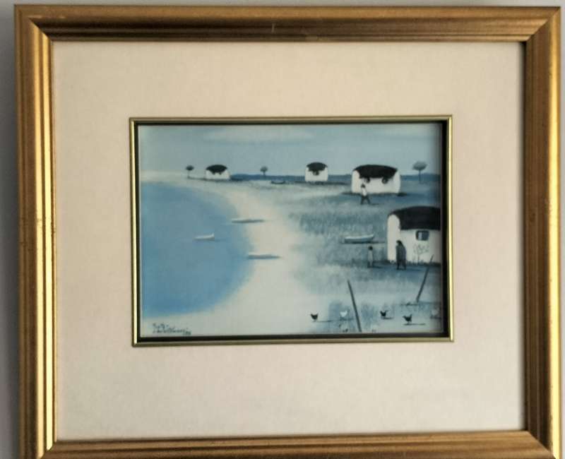 Superb Framed with Glass Pieter Van Der Westhuizen Print (Nr2) COLLECTION ONLY