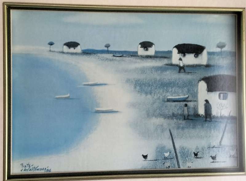 Superb Framed with Glass Pieter Van Der Westhuizen Print (Nr2) COLLECTION ONLY