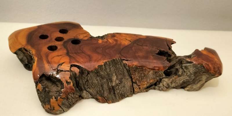 A Superb Vintage Wood Pen Holder