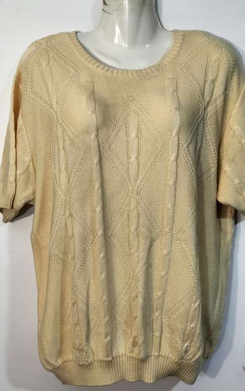 A Quality Woolworths Ladies Short Sleeve Sweater/Jersey. (Nr13) L.