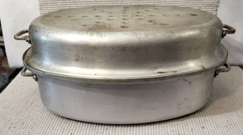 Vintage Aluminium Lidded Oven Casserole