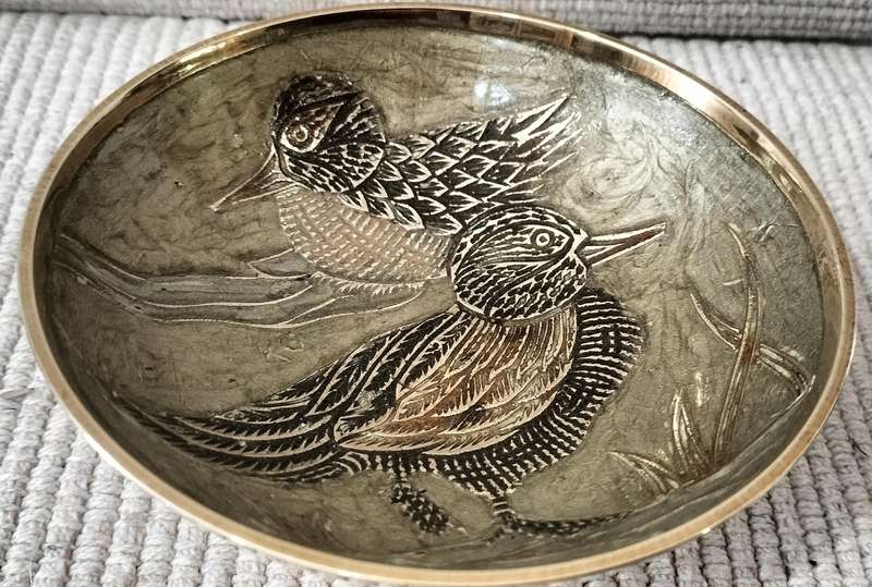 A Magnificent Cloisonne Brass Bowl