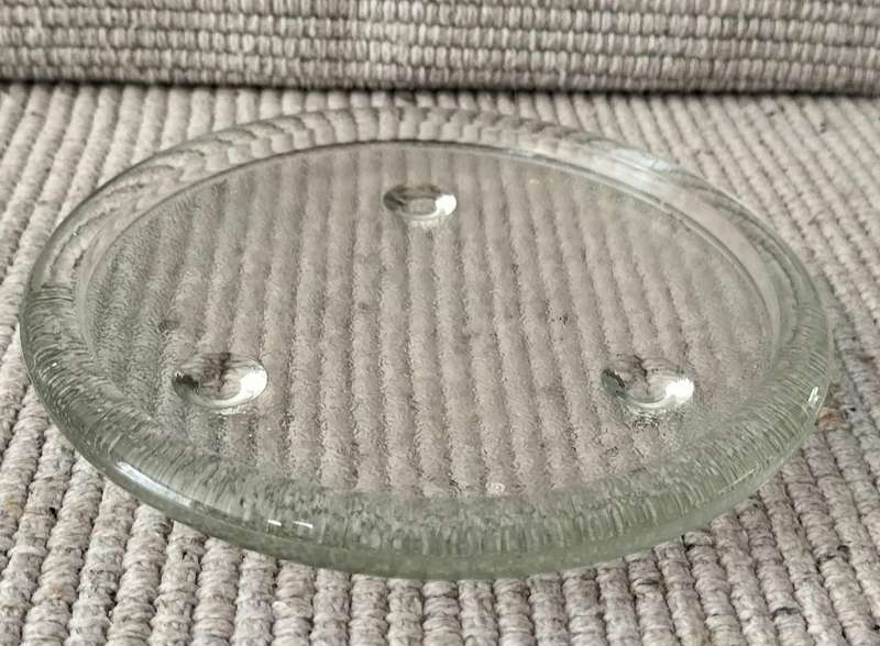 Glass Footed Wine Bottle Coaster
