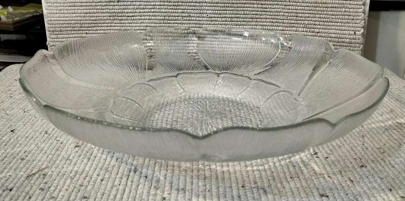 A Magnificent Large Glass Fruit/Serving Bowl