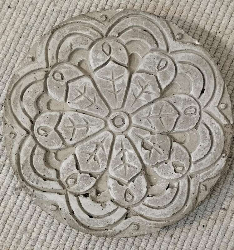 Beautiful Cement Garden Wall Hanging