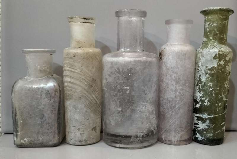 Set of 5 Antique Bottles Including Rare Ones. Set1. BID PER BOTTLE