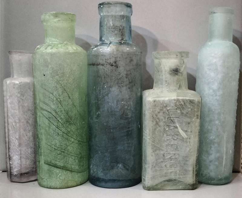 Set of 5 Antique Bottles Including Rare Ones. Set2. BID PER BOTTLE