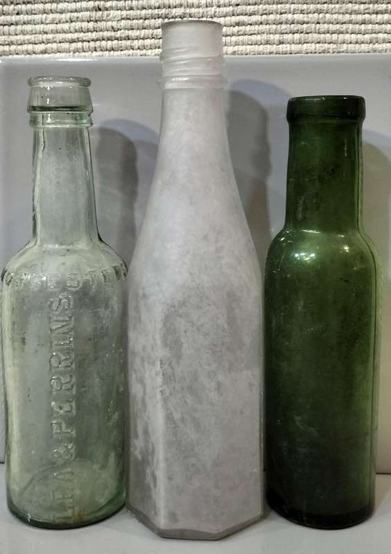 Set of 3 Antique Bottles Including Rare Ones. Set10. BID PER BOTTLE