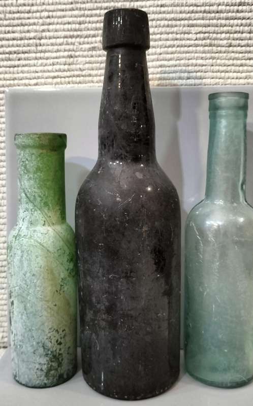 Set of 3 Antique Bottles Including Rare Ones. Set12. BID PER BOTTLE