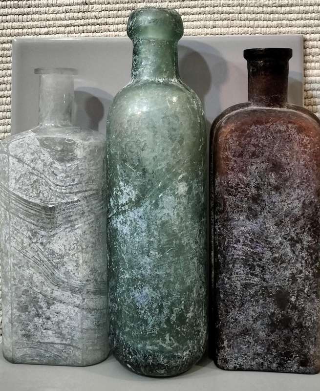 Set of 3 Antique Bottles Including Rare Ones. Set14. BID PER BOTTLE