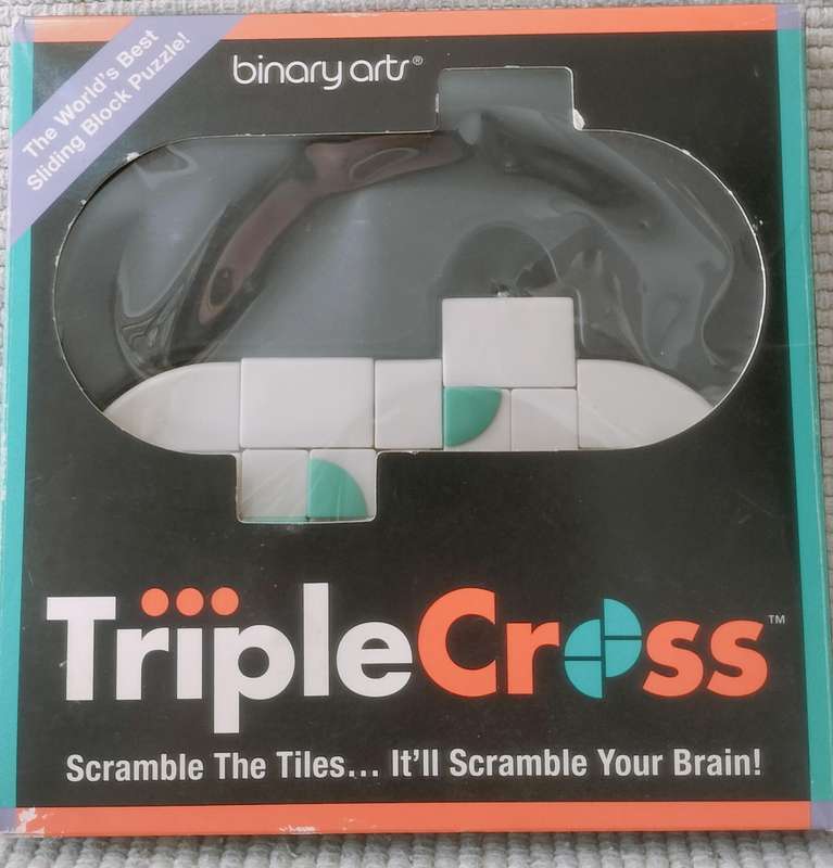 Triple Cross Sliding Block Puzzle Game in Box