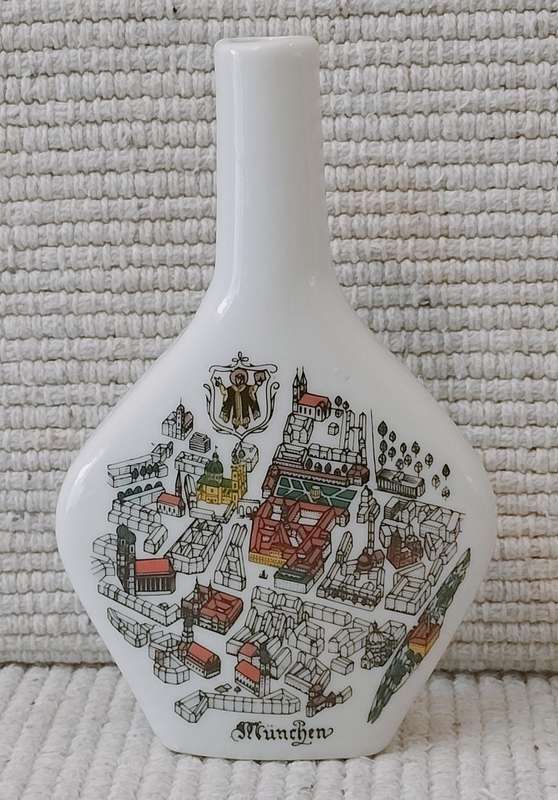 Extremely Rare Vintage Escorial Grun Anton Riemerschmid Shafer Water Bottle