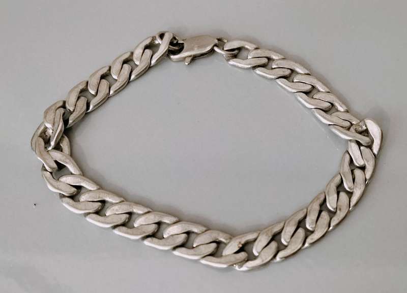 Stainless Steel Men's Bracelet. 21cm. (Nr58)