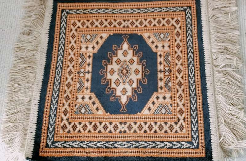 Woven Persian Look Small Table Cover/Place Mat