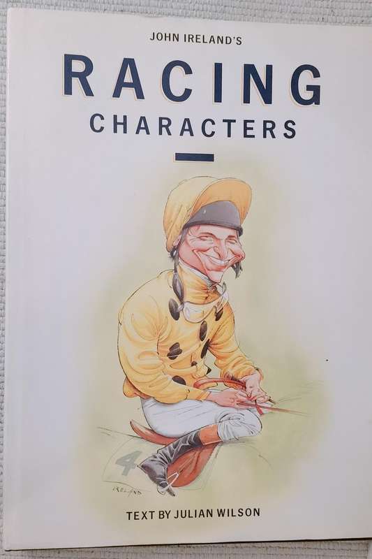 John Ireland's Racing Characters Sketch Book. 1988. Hard Cover