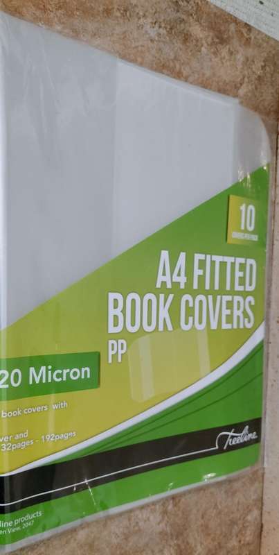 9 x Unused 120 Micron A4 Fitted Book Covers