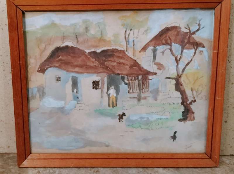Beautiful Water Colour on Paper by Jordan M Rhodes (Nr11)