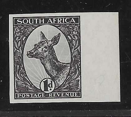 Union: Scarce 1926 Black Booysens Essay MNH.  See below.