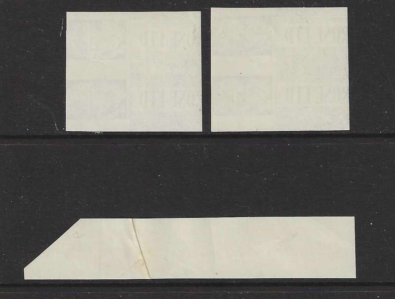 Union 1929 Three colour Hunter Penrose Darmstadt trial label group. See below.