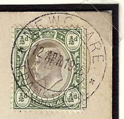 Transvaal Rarities: Unrecorded and "RRRR" NEWCLARE cards with & without time code. See below.