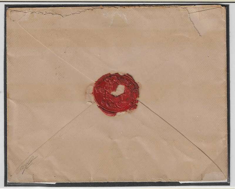 Cape 1880 (23 JU) 1880 "THREE PENCE" black surcharge on scarce Tulbagh/Kenhardt cover. See below.