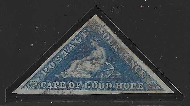 Cape 1853/63 SACC / SG 4a very fine used. See below.