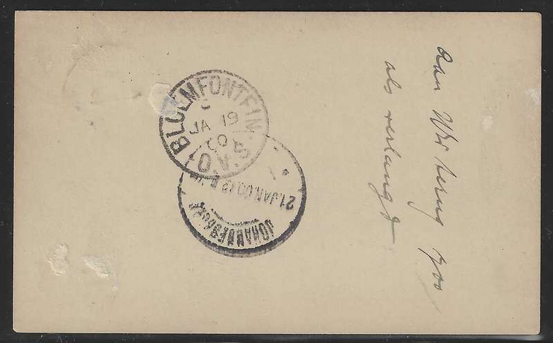 1900 Boer invasion of Cape Aliwal North cds. See below.