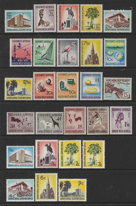 SWA 1961/79 Eleven sets/issues mostly MNH. CV R 3,700. See below.