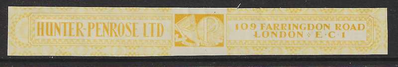 Union 1929 Rare Hunter Penrose Darmstadt trial label in yellow. See below.