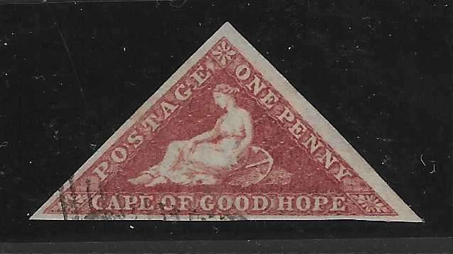 Cape 1858 SACC 5b fine used. See below.