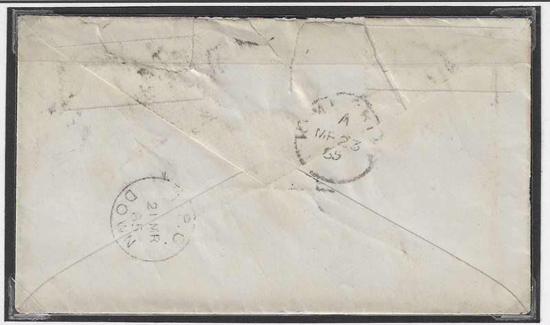 Cape 1885 Historic and scarce Eugene Marais trio of covers Paarl/Boshof. See below.