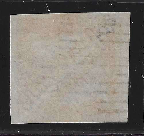 Cape 1858 rare GRAHAMSTOWN ROLLER defacer on SIDEWAYS WMK pair. SACC 5c / SG 5ba. See below.