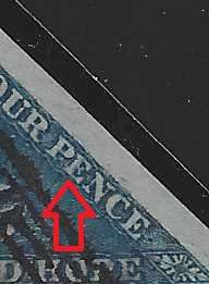 Cape 1855 SACC 6 with line through first `E` of `PENCE` FU. Ferchenbauer signature. See below.