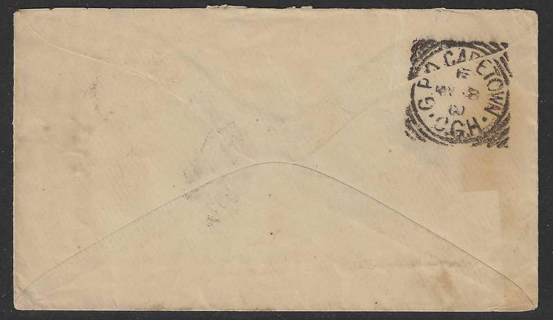 Cape Boer War: Scarce 1901 POW proving cover Heidelberg to Green Point Camp. See below.