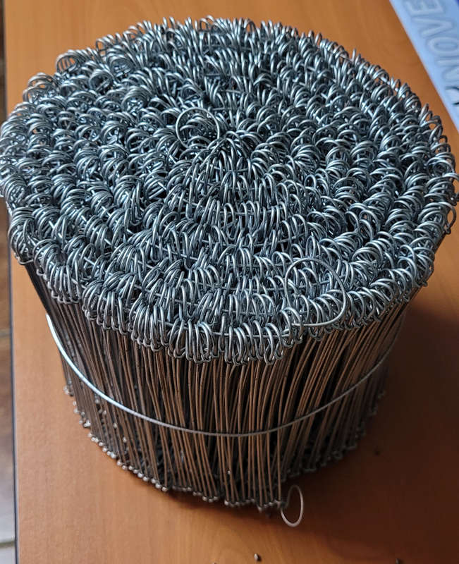 Wire ties 125 x 1.25mm galvanized x 1000