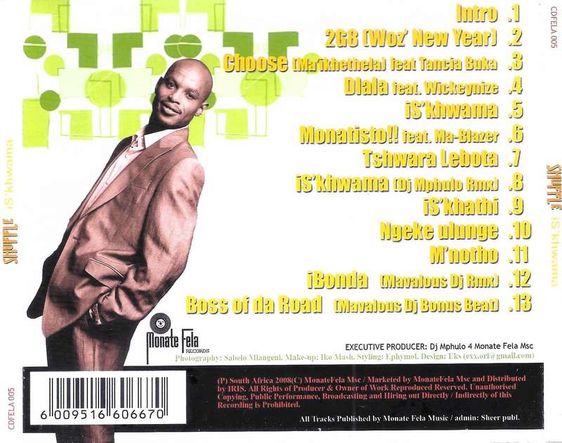 Jabu Mahlangu - Shuffle iS'khwama (CD, Album)