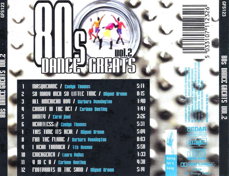 Various - 80s Dance Greats Vol. 2 (CD, Comp)