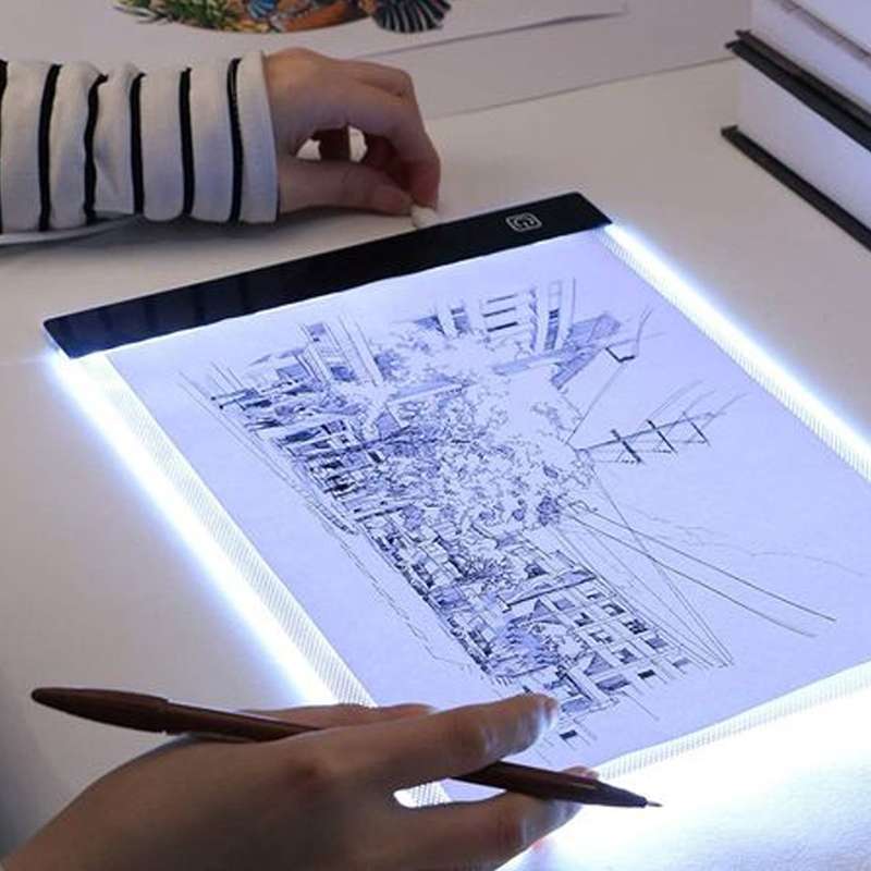 Portable A4 Tracing LED Light Copy Board Box Art Craft Trace Sketching Pad