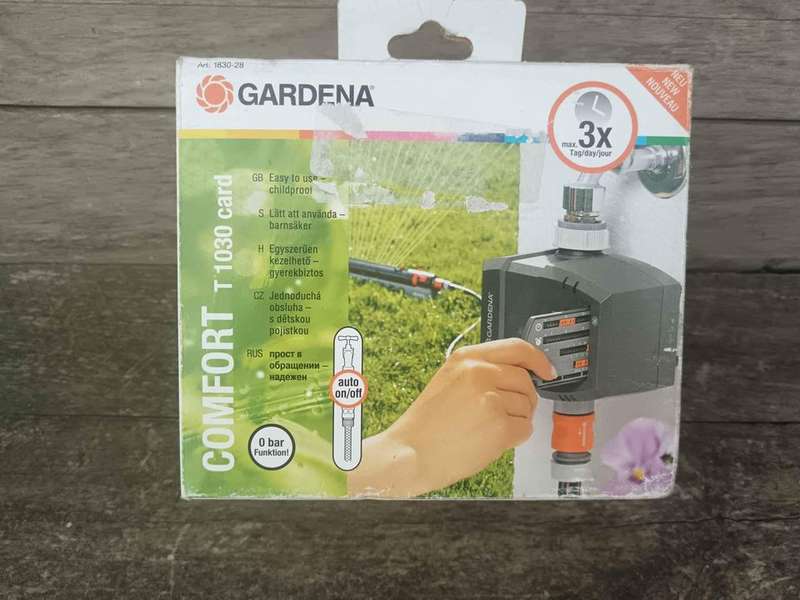 Gardena Water Irrigation Timer T1030 Card Reader, Irrigation Control Garden Hose