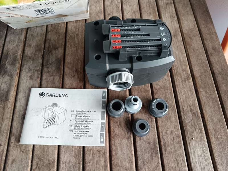 Gardena Water Irrigation Timer T1030 Card Reader, Irrigation Control Garden Hose