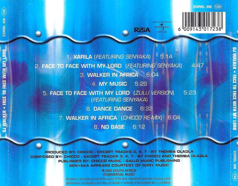 DJ Walker (3) - Face To Face With My Lord (CD, Album)