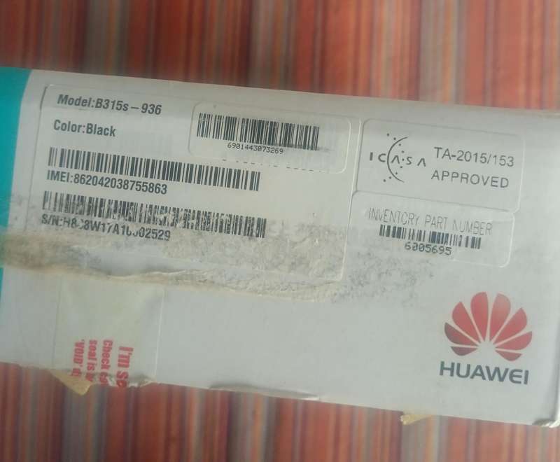 Huawei LTE Router with Backup Huawei UPS