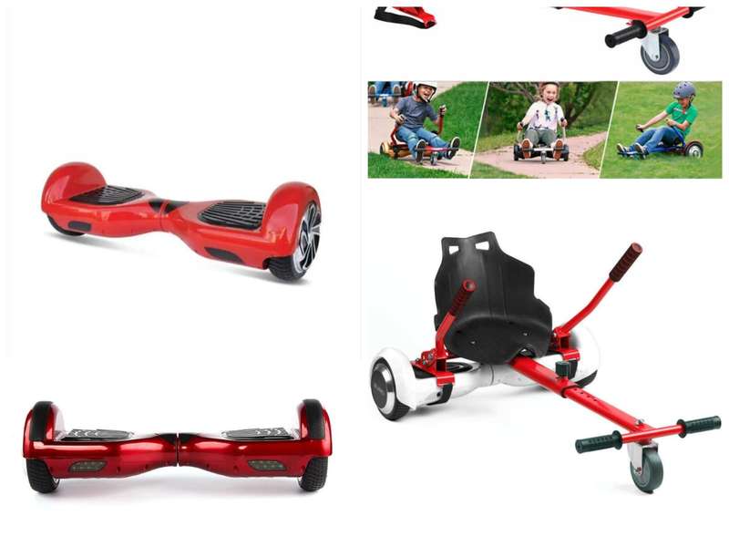 6.5 Inch Smart Auto Balance Hoverboard With Bluetooth Speaker PLUS Hoverboard Gokart