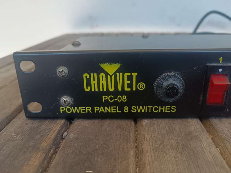 Chauvet PC-08 Power Panel 8 Switches